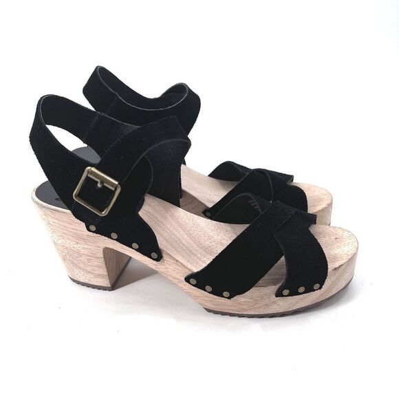 LOFT Shoes - LOFT Ankle Strap Chunky Wooden Sandals